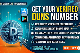 get d u n s number, ein, itin, and business setup for apple developer