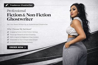 be your ghost book writer ebook ghostwriter, fiction and non fiction book writer