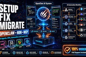 setup fix openclaw apify n8n mcp migrate hermes agent ollama codex autogen api