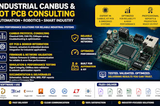 do canbus and iot pcb consulting for automation, robotics and smart factories