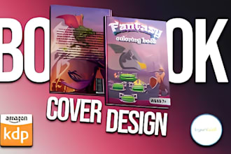 create unique ebook cover art for kindle, amazon kdp, fantasy, and romance book
