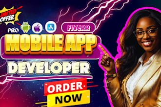 do mobile app development, flutterflow flutter app developer, create app, build