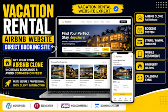 build direct booking website airbnb hosts vacation rental website airbnb website