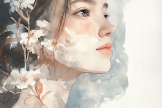 do a watercolor illustration