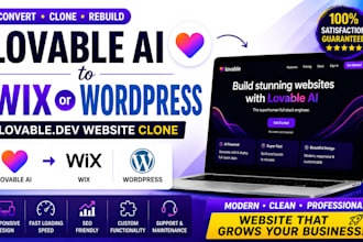 convert lovable to wix lovable to wordpress lovable dev clone lovable ai website