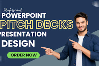 design modern powerpoint presentation, sales decks, pitch decks, medical slides