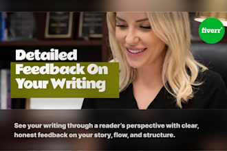 beta read your fantasy, thriller, romance, mystery  work constructively