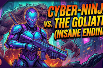 design high quality gaming thumbnails and posters