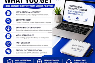 write homepage and website content professionally