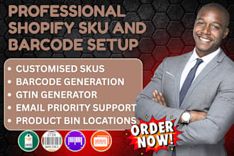 setup shopify sku and barcode sgt 506 yanet skugen qodevault barcodeman rf cts