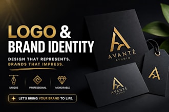 a logo and a customized visual identity