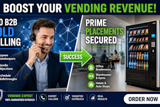 get vending machine placements vending machine locator vending b2b cold calling