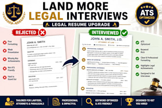 write a legal resume that gets more interviews fast