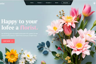 72hrs dynamic flower shopify store flower website flower store floral website