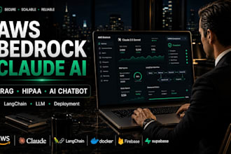 aws bedrock claude ai chatbot rag llm hipaa ai backend deployment claude design