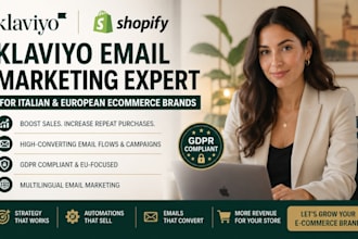 be your klaviyo expert for italian and european ecommerce brands