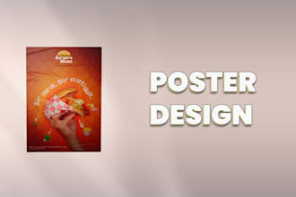 design a poster for your shop
