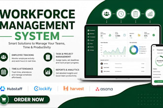 hubstaff clockify harvest asana trello notion anydesk atera ninjaone clickup