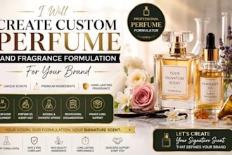 create custom perfume and fragrance formulation for your brand