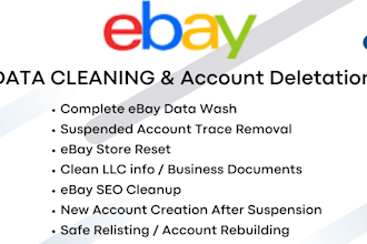 do ebay data wash and trace removal