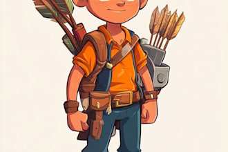 design 2d game character