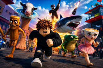 create a roblox brainrot game, steal a brainrot, grow a garden or simulator game