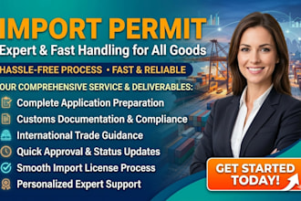 handle fda registration, import permit, and US agent compliance