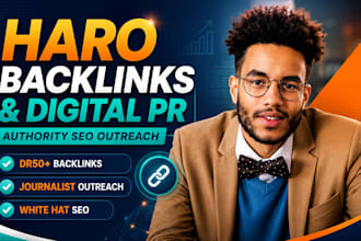 build haro backlinks digital PR authority SEO guest post outreach