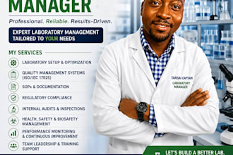 manage your laboratory operations, sop development, quality assurance