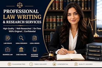 do law,essays, legal research, business law and memo