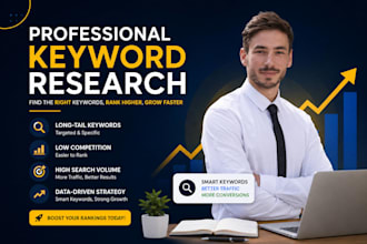 do SEO and KDP keyword research with high search volume for fast ranking