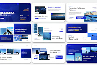 redesign powerpoint pitch deck design redesign investor pitch deck