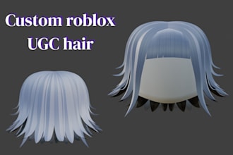 create and texture a custom ugc hairstyle for roblox
