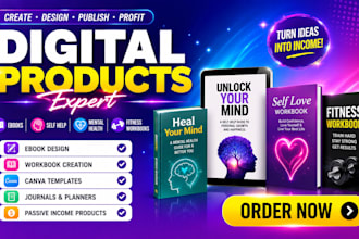 do digital product design canva ebook for self care, mental health worbook ebook