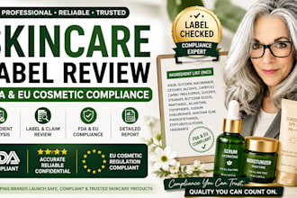 handle and review your skincare, ingredient label for fda eu cosmetic compliance