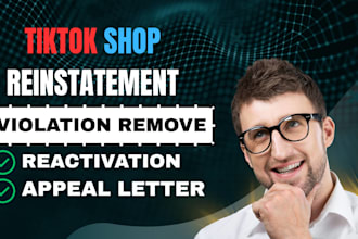 remove tiktok shop violation and tiktok shop reinstatement