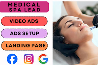 generate targeted medical spa lead spa lead generation facebook ads google ads