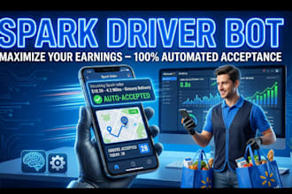 fast spark driver bot, spark delivery bot, auto accept orders bot, spark grabber