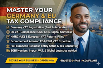 provide UK eu vat registration and eori for amazon ebay shopify