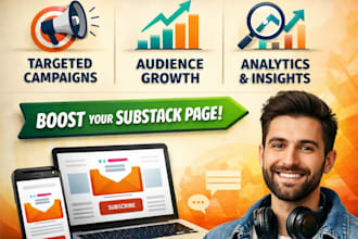 promote your substack page massively to gain audience and subscribers