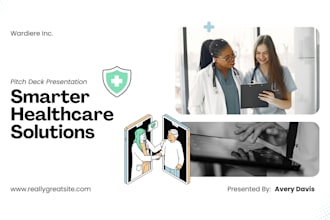design telemedicine startup pitch deck medical deck digital health investor