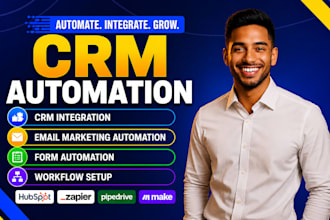 crm integration email automation lead capture workflow automation