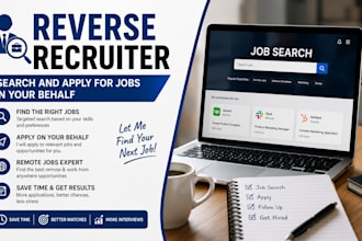 reverse recruiter, search and apply for jobs or find remote jobs on your behalf