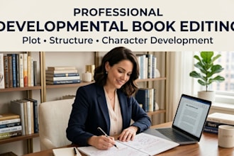 proofread and development edit your manuscript and stories