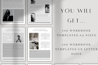 do journal, printable, editable kdp journal, digital planner, workbook on canva