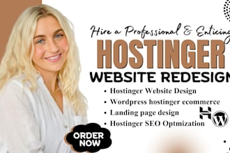 hostinger website redesign hostinger ai website using hostinger website builder