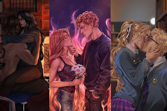 do fantasy dark romance nsfw spicy romance cover couple cover novel cover art