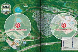 design interactive svg campground map and clickable rv park map
