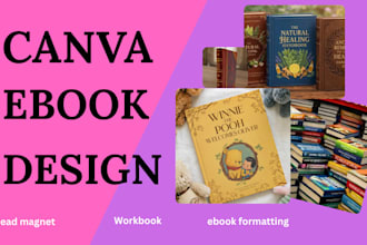 design modern ebook workbook or lead magnet in canva