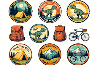 do vintage, retro, hand drawn illustration for tshirt design
